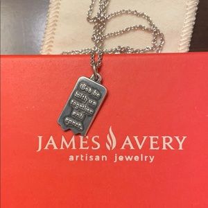 James Avery God Be With Us Pendant and Chain